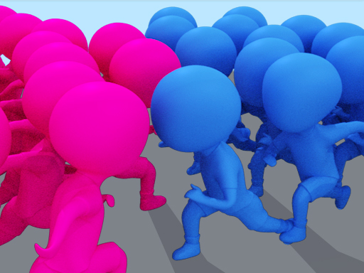 Depend Grasp: Crowd Runner 3-D