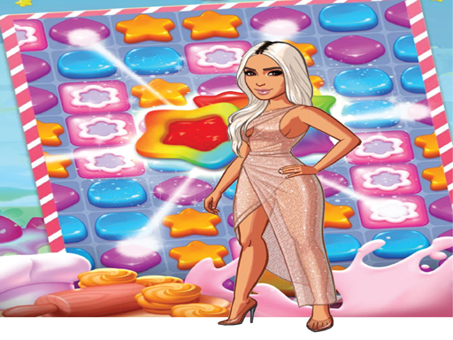 Zahrajte možno budeš Kim Kardashian Candy Matching Sport